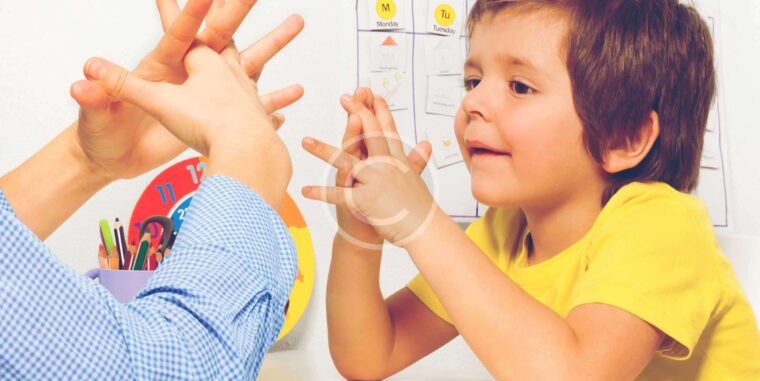 Autistic Children Help at a School’s Coffee Shop